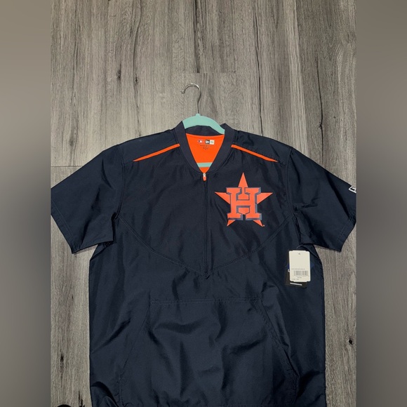 Women's Navy and Orange Houston Astros Jersey - Picture 3 of 5